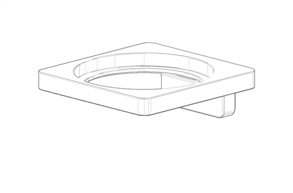 DORNBRACHT Halter für Toilettenbürstengarnituren ERSATZTEILE 081795510 135 x 150 x 85 mm Chrom, 081795510-00 Galeriebild 1